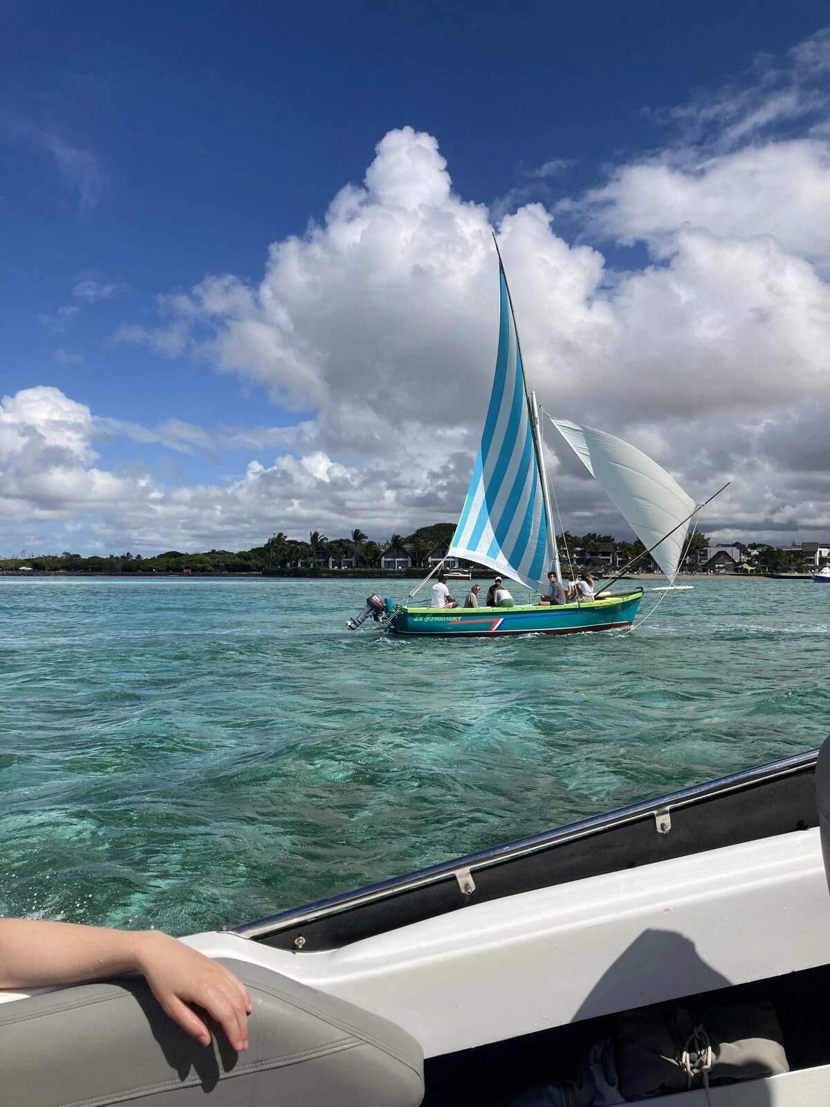 Lagon turquoise de l'île Maurice